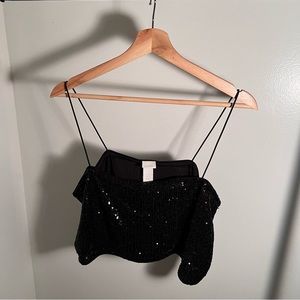 H&M sequence cropped tank top